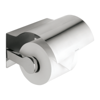 Toilettenpapierhalter mit Deckel Loft Chrom